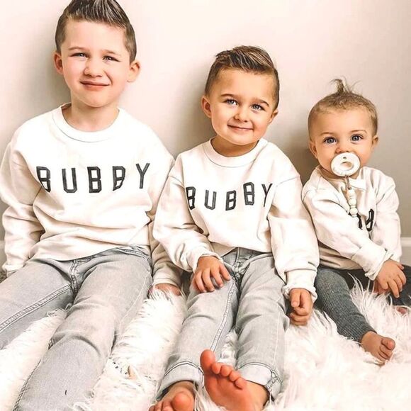 Ford and Wyatt X Little Bipsy Bubby Sweatshirt Holly Berry 18-24 M NWT IN PKG - Picture 1 of 9